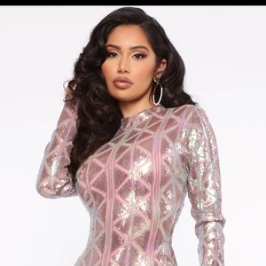 Sequin mini dress